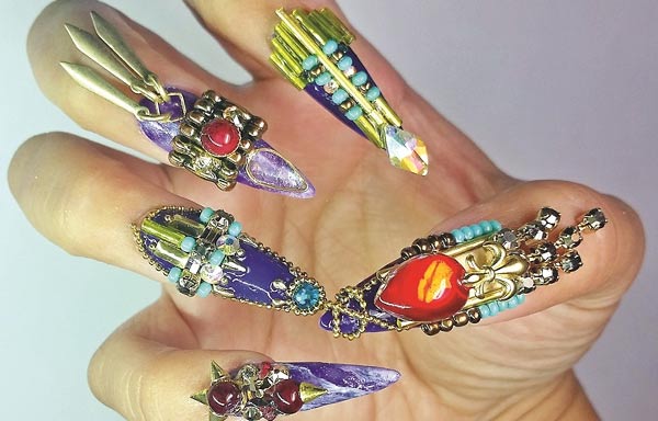 diseños de uñas que se están usando